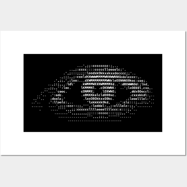 The Talos Principle V - ASCII eye Wall Art by ETERNALS CLOTHING